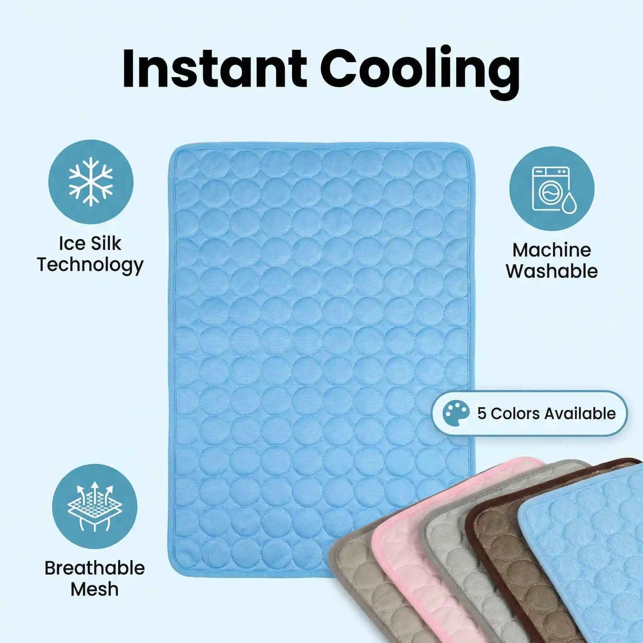 Dog Cooling Ice Bed Mat Pet Summer Bed Cat Cold Bed Extra for All Size Puppy Supplies Pet Accessories Cat Washable Sofa Blanket